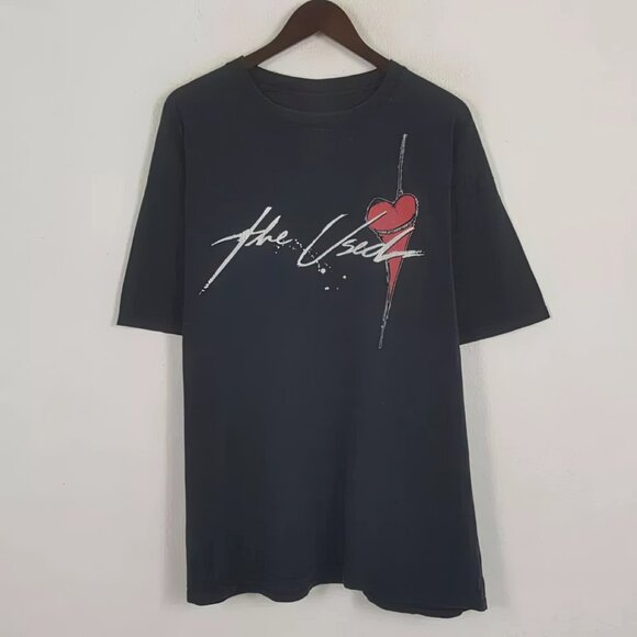 Vintage 2000 The Used American Band Rock T-shirt, The Used shirt unisex black - Picture 1 of 4